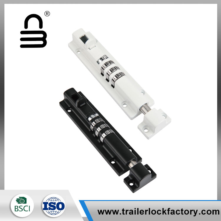 ဂဏန်း 3 လုံး ပေါင်းစပ်ထားသော Sliding Door Bolt Lock