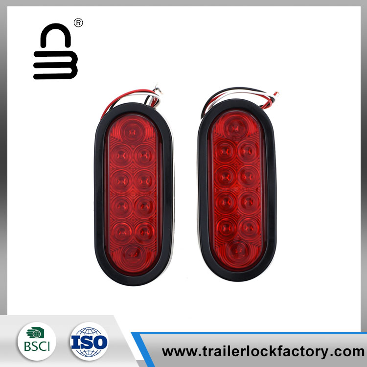 6 လက်မ 10 Led Oval Stop Trail Turn Light