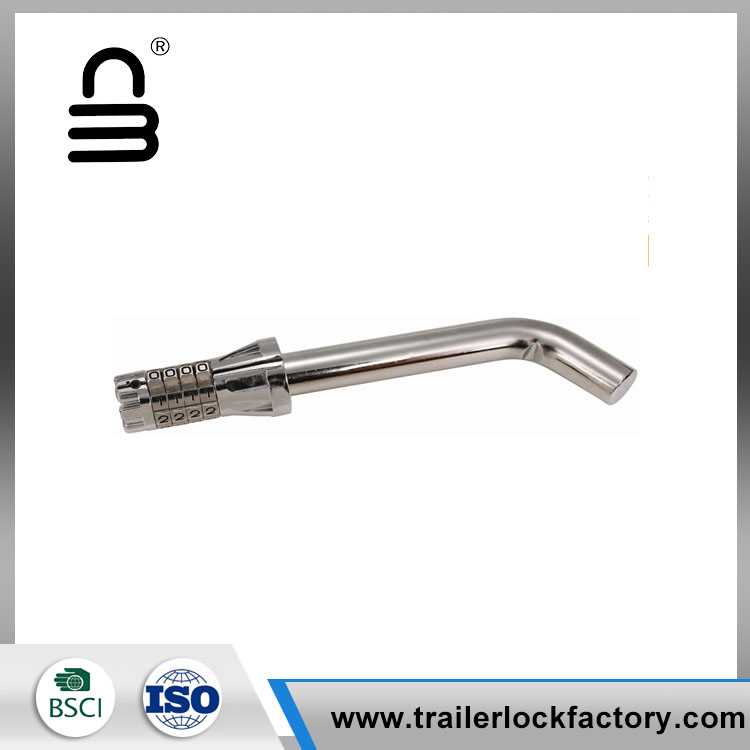 Combination Bent Trailer Hitch Pin Lock