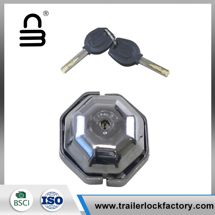 Van Truck အတွက် Round Harden Steel Hockey Puck Lock