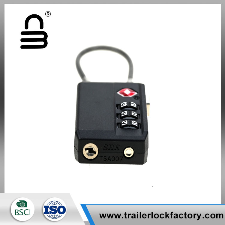သံမဏိ Wire Safy Lock